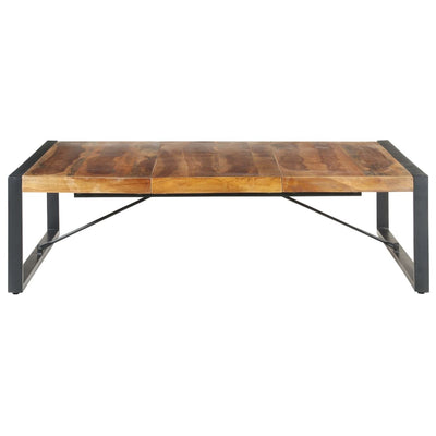 Coffee Table 140x140x40 cm Solid Wood Payday Deals