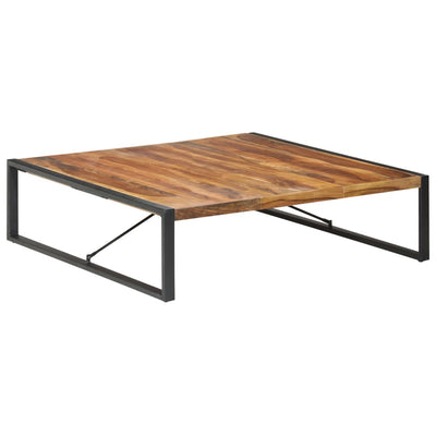 Coffee Table 140x140x40 cm Solid Wood Payday Deals