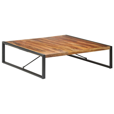 Coffee Table 140x140x40 cm Solid Wood Payday Deals