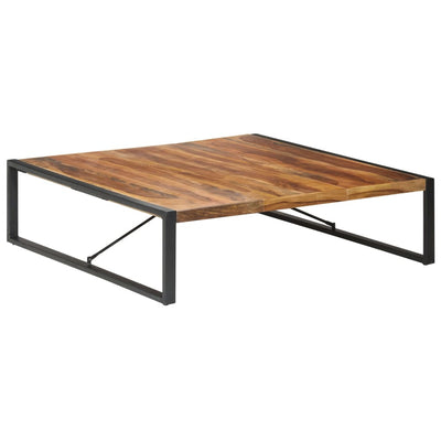 Coffee Table 140x140x40 cm Solid Wood Payday Deals