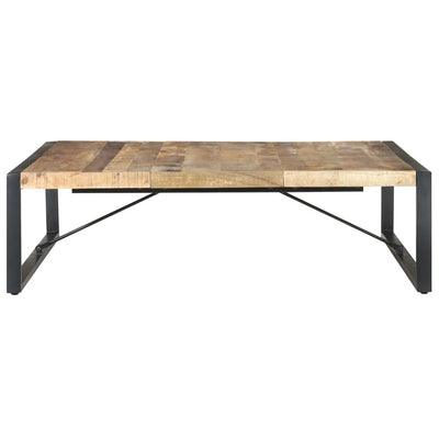 Coffee Table 140x140x40 cm Solid Wood Mango Payday Deals