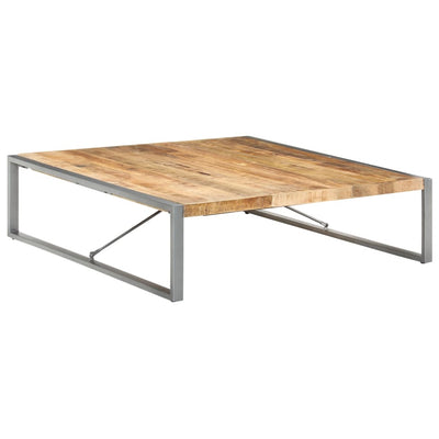 Coffee Table 140x140x40 cm Solid Wood Mango Payday Deals