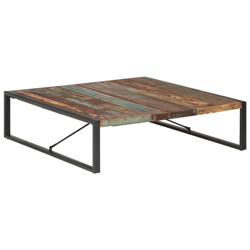 Coffee Table 140x140x40 cm Solid Wood Reclaimed Payday Deals