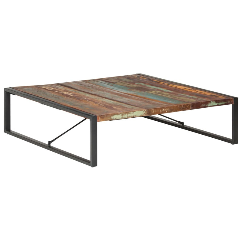 Coffee Table 140x140x40 cm Solid Wood Reclaimed Payday Deals