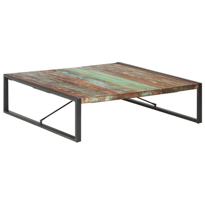 Coffee Table 140x140x40 cm Solid Wood Reclaimed Payday Deals