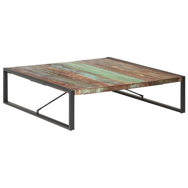 Coffee Table 140x140x40 cm Solid Wood Reclaimed Payday Deals