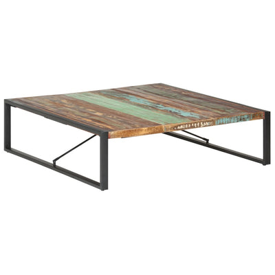 Coffee Table 140x140x40 cm Solid Wood Reclaimed Payday Deals