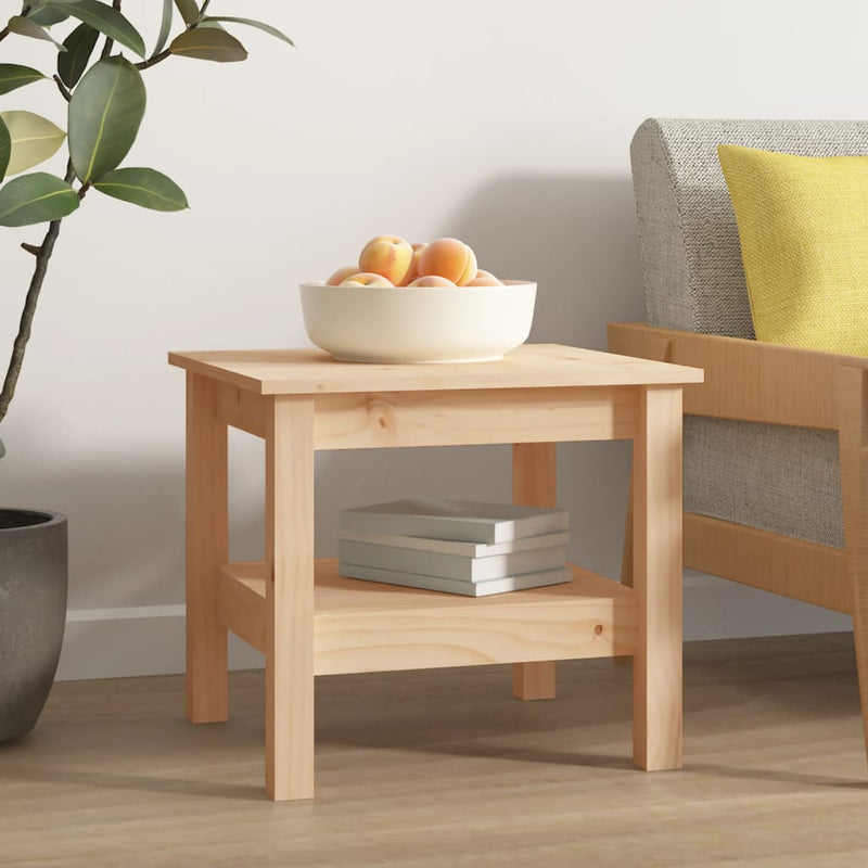Coffee Table 45x45x40 cm Solid Wood Pine Payday Deals