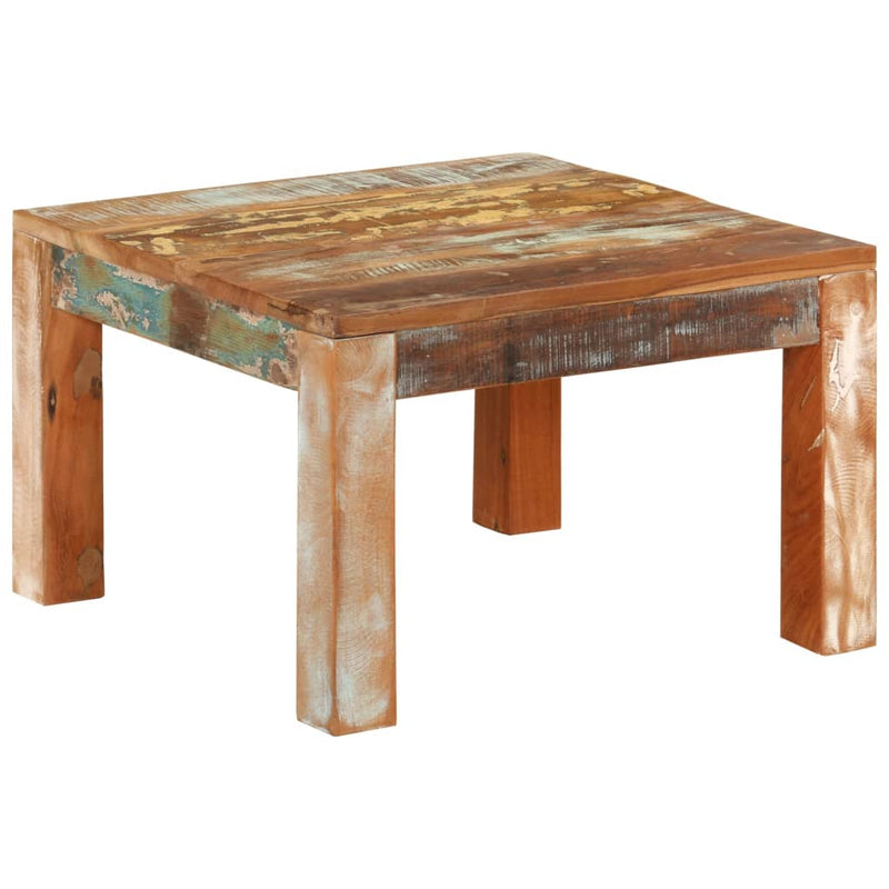 Coffee Table 55x55x35 cm Solid Wood Reclaimed Payday Deals