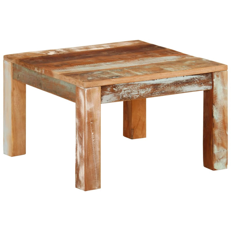 Coffee Table 55x55x35 cm Solid Wood Reclaimed Payday Deals