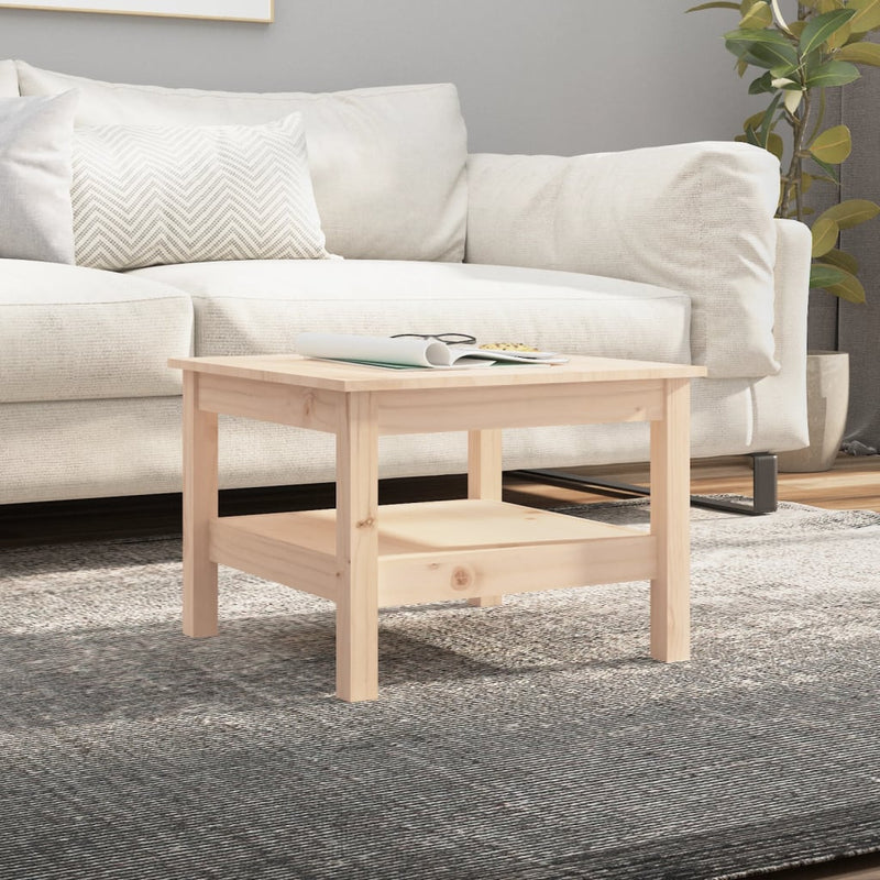 Coffee Table 55x55x40 cm Solid Wood Pine Payday Deals