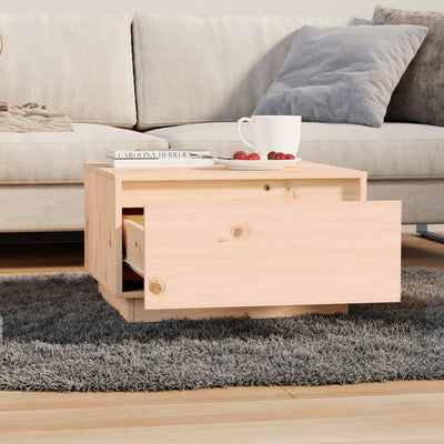 Coffee Table 55x56x32 cm Solid Wood Pine Payday Deals