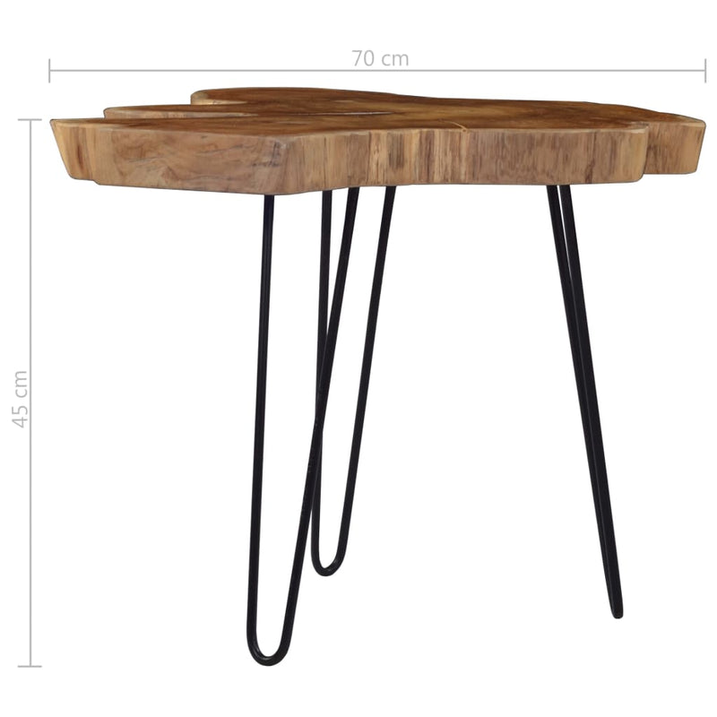 Coffee Table (60-70)x45 cm Teak Wood Payday Deals