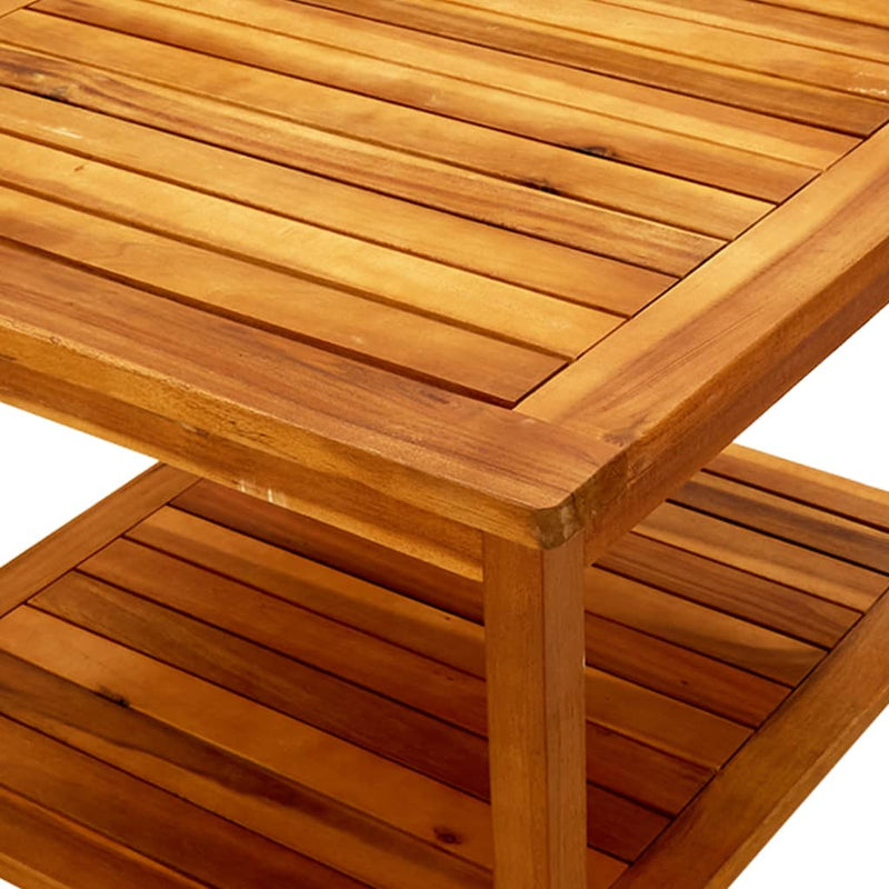 Coffee Table 60x60x45 cm Solid Acacia Wood Payday Deals