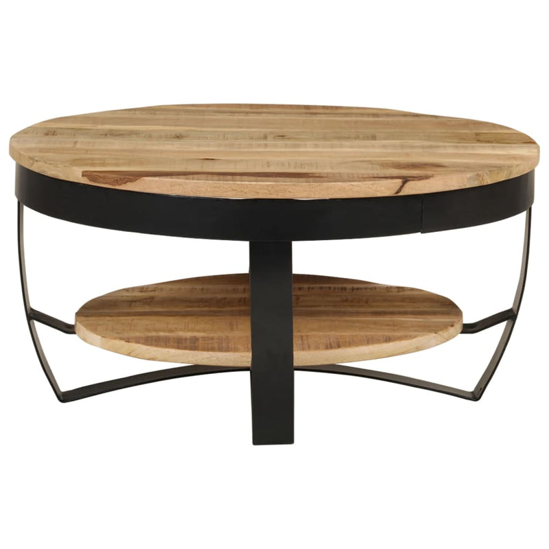 Coffee Table 65 cm Solid Rough Mango Wood Payday Deals