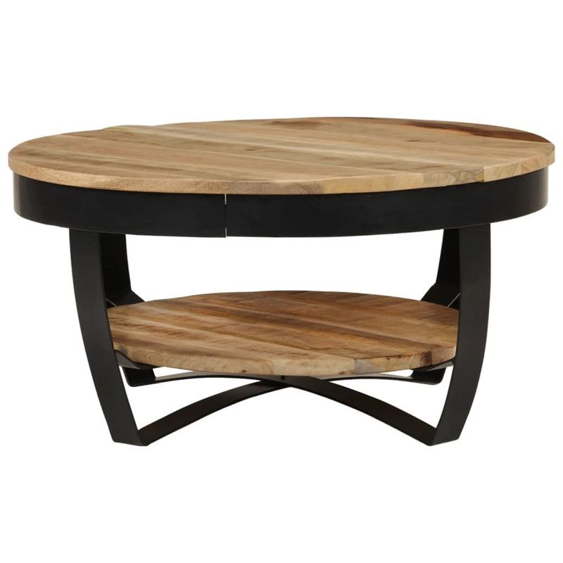 Coffee Table 65 cm Solid Rough Mango Wood Payday Deals