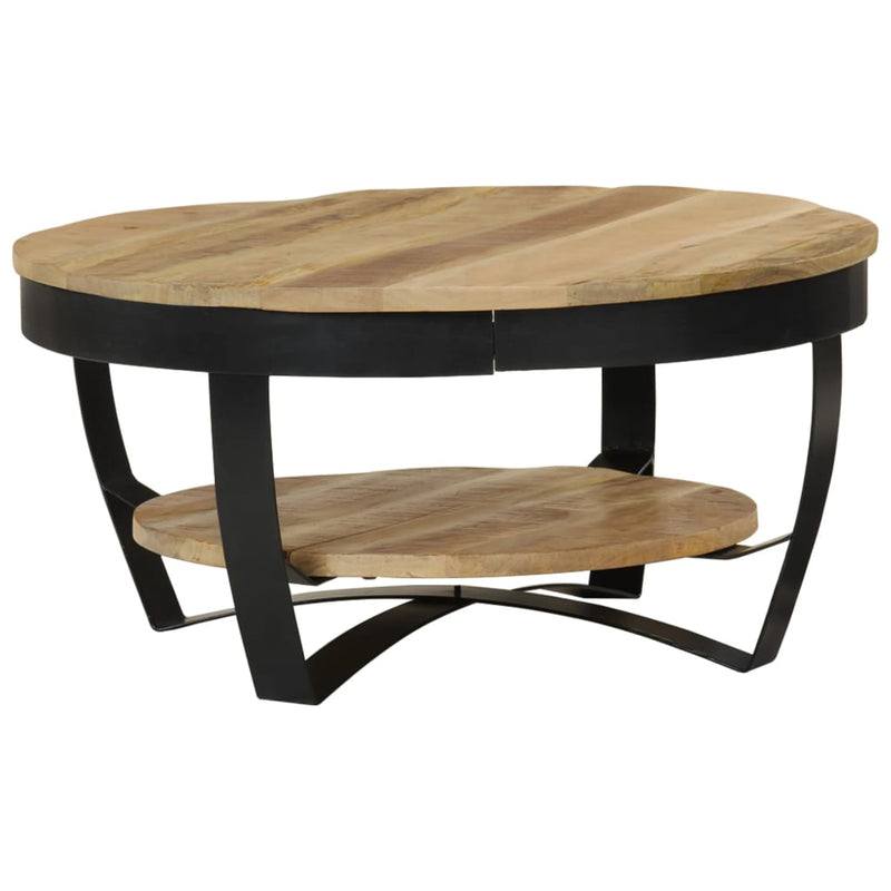 Coffee Table 65 cm Solid Rough Mango Wood Payday Deals