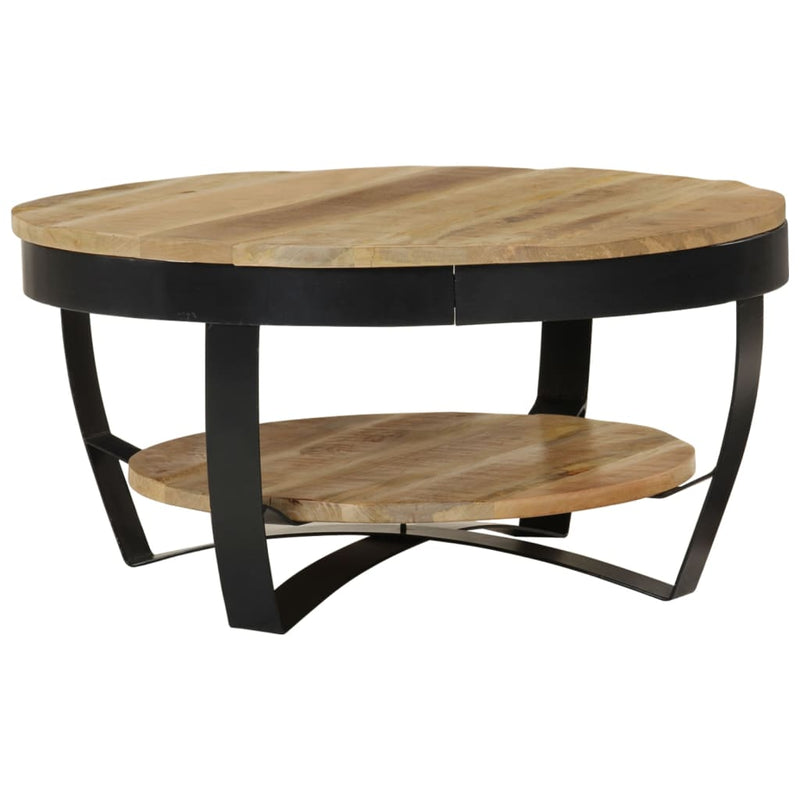 Coffee Table 65 cm Solid Rough Mango Wood Payday Deals
