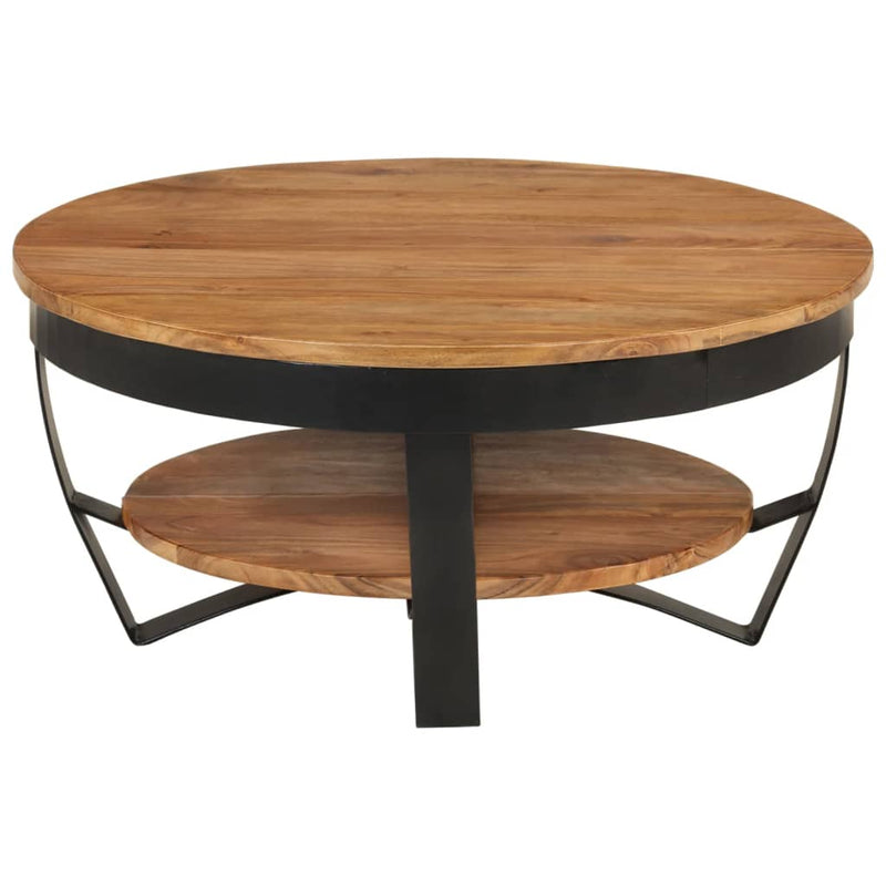 Coffee Table 65x65x32 cm Solid Acacia Wood Payday Deals