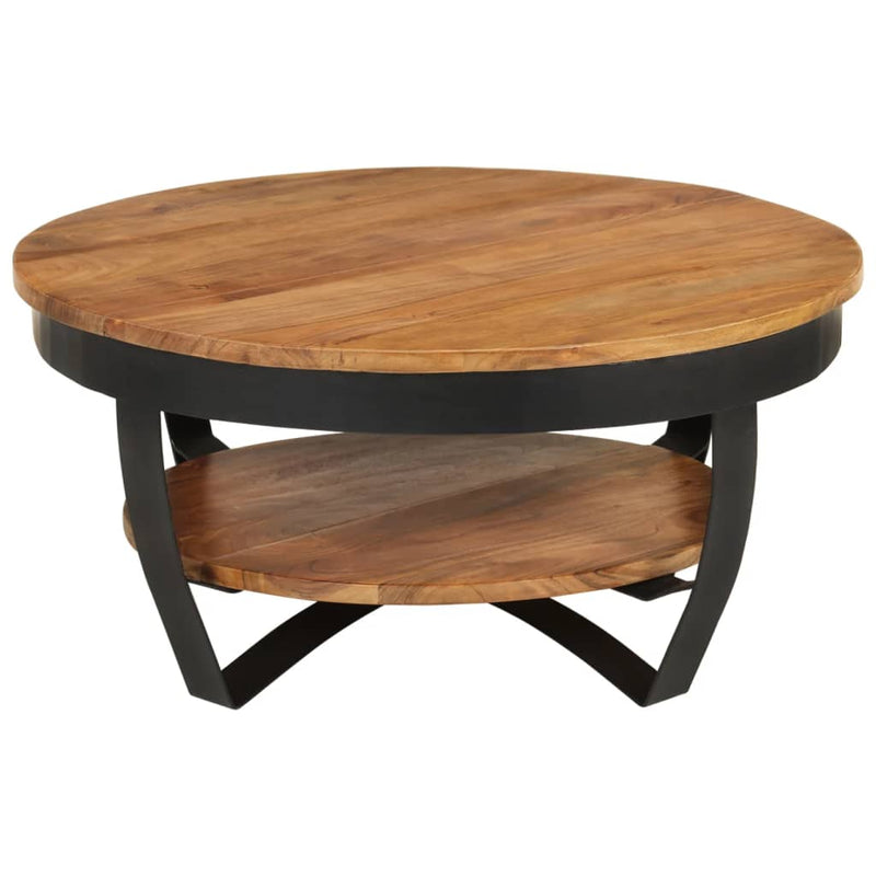 Coffee Table 65x65x32 cm Solid Acacia Wood Payday Deals