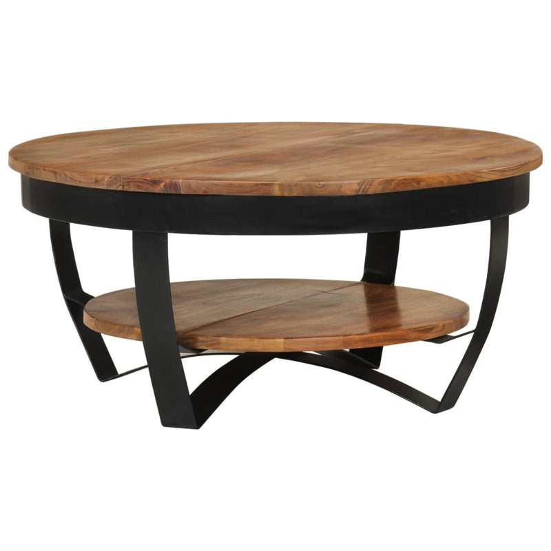 Coffee Table 65x65x32 cm Solid Acacia Wood Payday Deals