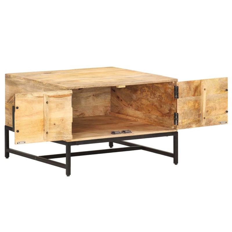 Coffee Table 67x67x45 cm Solid Mango Wood Payday Deals