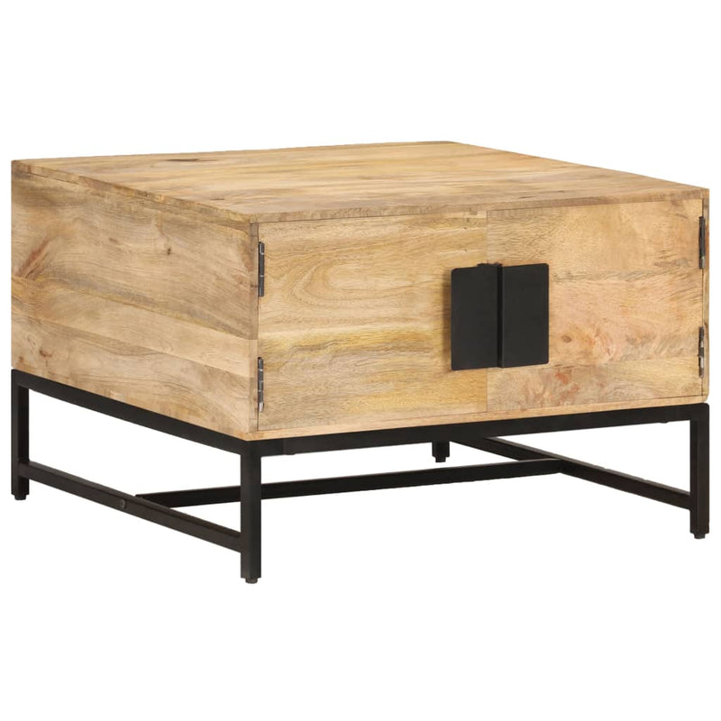Coffee Table 67x67x45 cm Solid Mango Wood Payday Deals