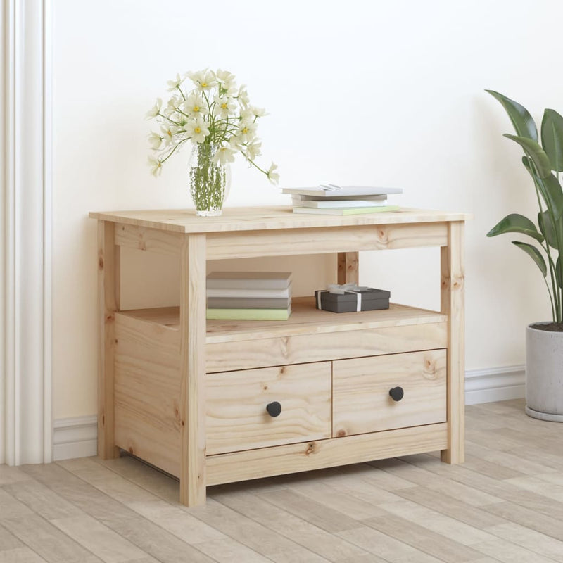 Coffee Table 71x49x55 cm Solid Wood Pine Payday Deals