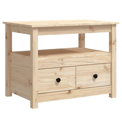 Coffee Table 71x49x55 cm Solid Wood Pine Payday Deals