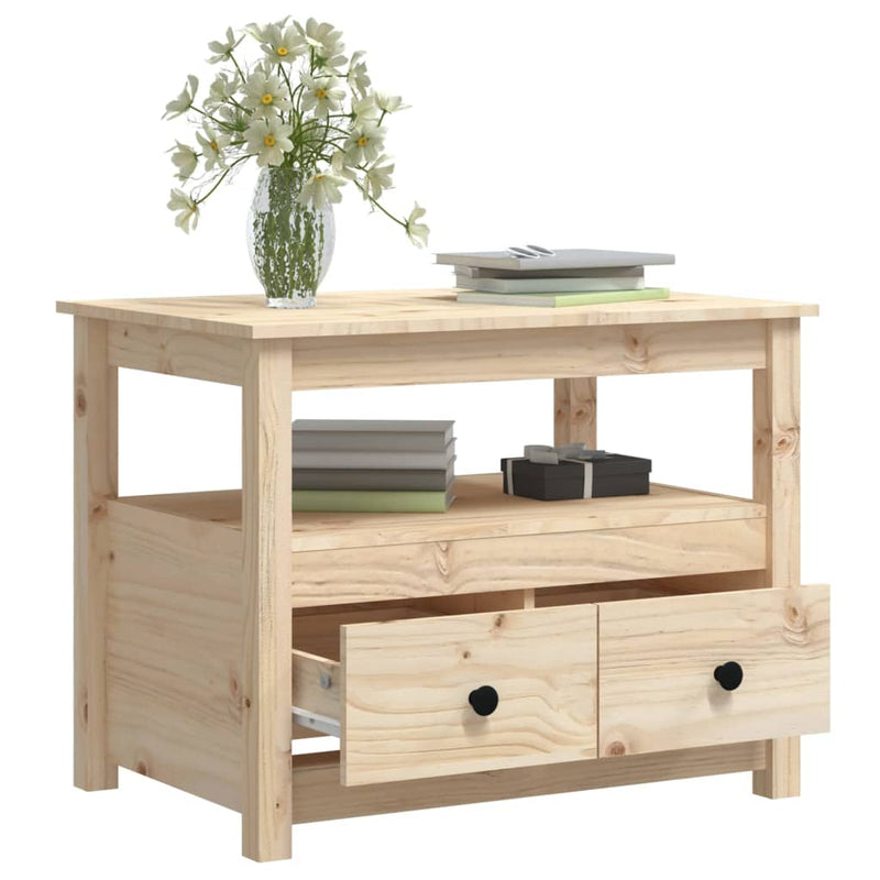 Coffee Table 71x49x55 cm Solid Wood Pine Payday Deals