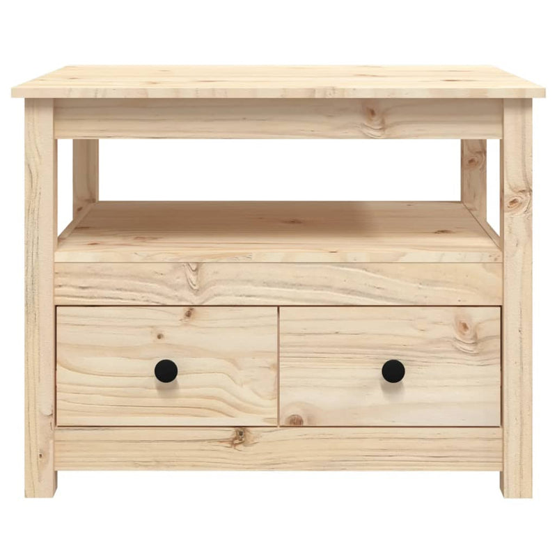 Coffee Table 71x49x55 cm Solid Wood Pine Payday Deals