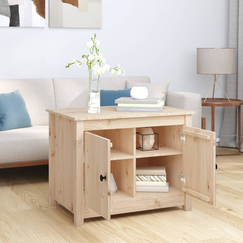 Coffee Table 71x49x55 cm Solid Wood Pine Payday Deals