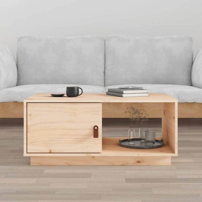 Coffee Table 80x50x35.5 cm Solid Wood Pine Payday Deals