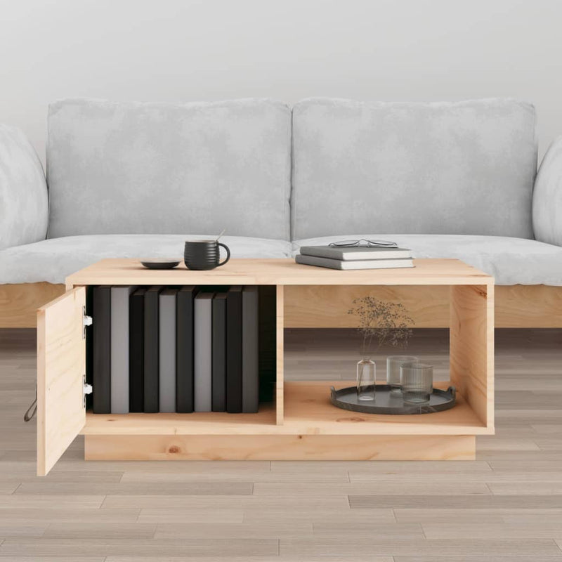 Coffee Table 80x50x35.5 cm Solid Wood Pine Payday Deals