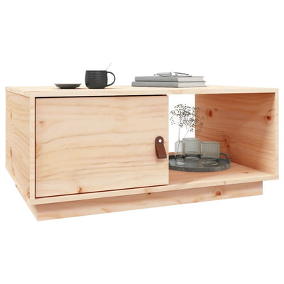 Coffee Table 80x50x35.5 cm Solid Wood Pine Payday Deals