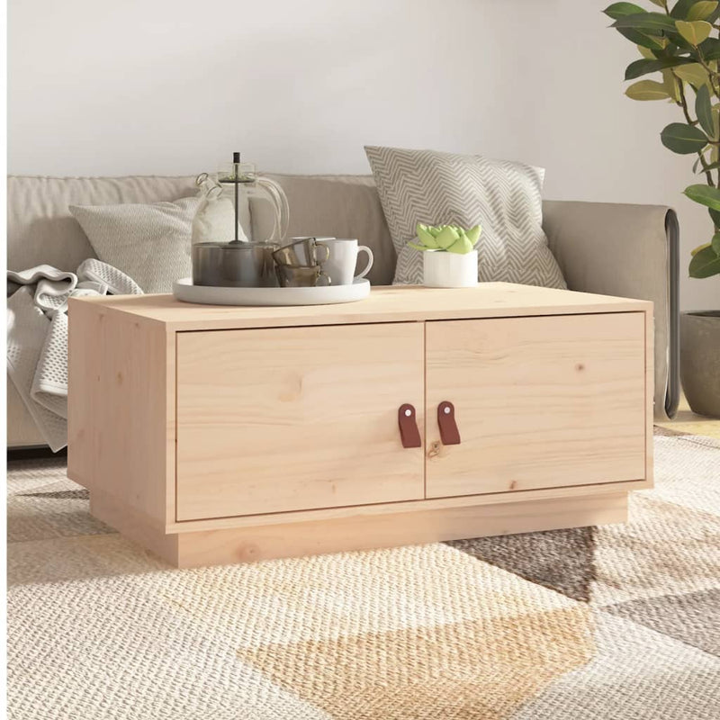 Coffee Table 80x50x35 cm Solid Wood Pine Payday Deals