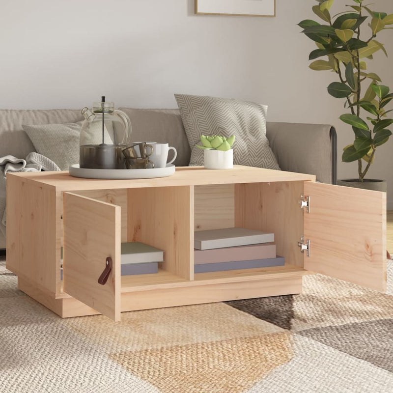 Coffee Table 80x50x35 cm Solid Wood Pine Payday Deals