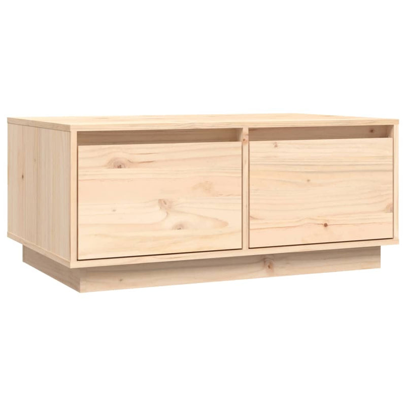 Coffee Table 80x50x35 cm Solid Wood Pine Payday Deals
