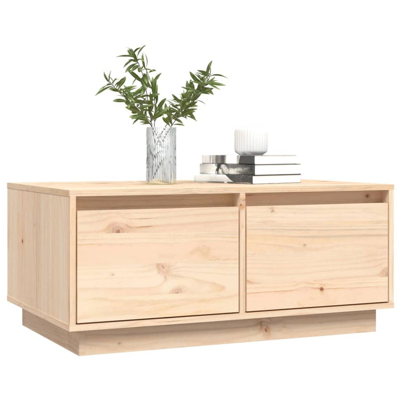 Coffee Table 80x50x35 cm Solid Wood Pine Payday Deals
