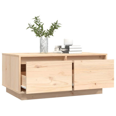 Coffee Table 80x50x35 cm Solid Wood Pine Payday Deals