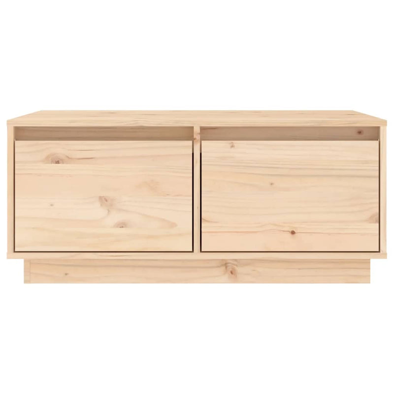 Coffee Table 80x50x35 cm Solid Wood Pine Payday Deals