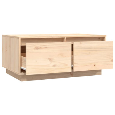 Coffee Table 80x50x35 cm Solid Wood Pine Payday Deals