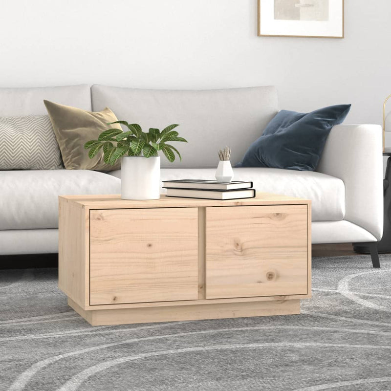 Coffee Table 80x50x40 cm Solid Wood Pine Payday Deals