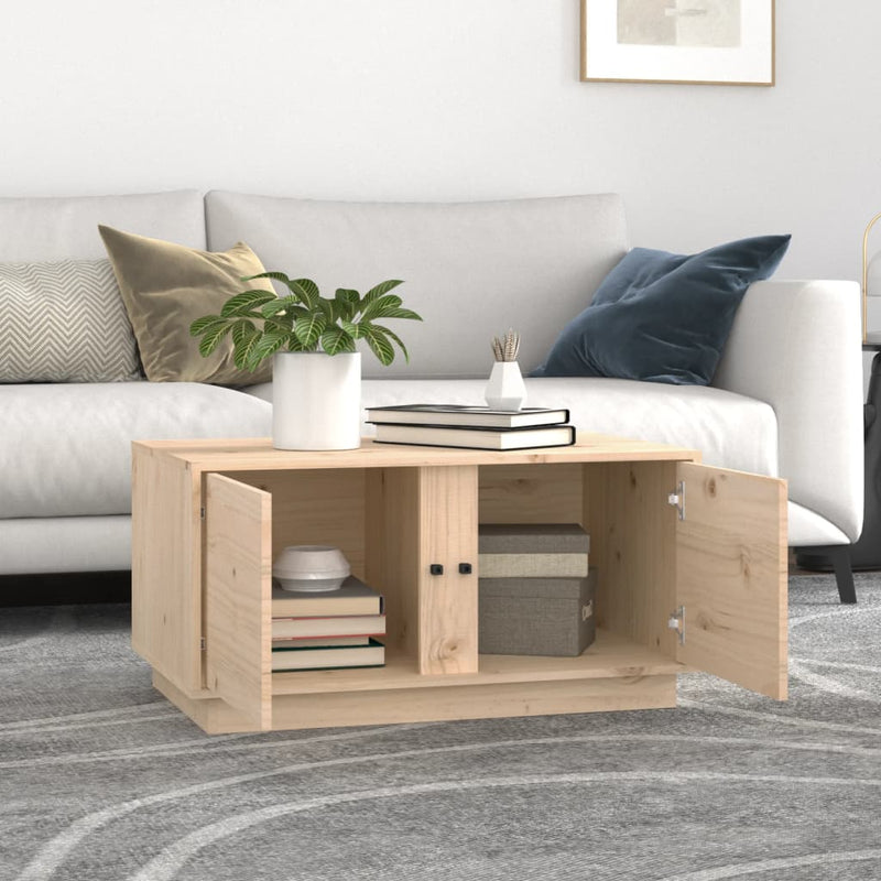 Coffee Table 80x50x40 cm Solid Wood Pine Payday Deals