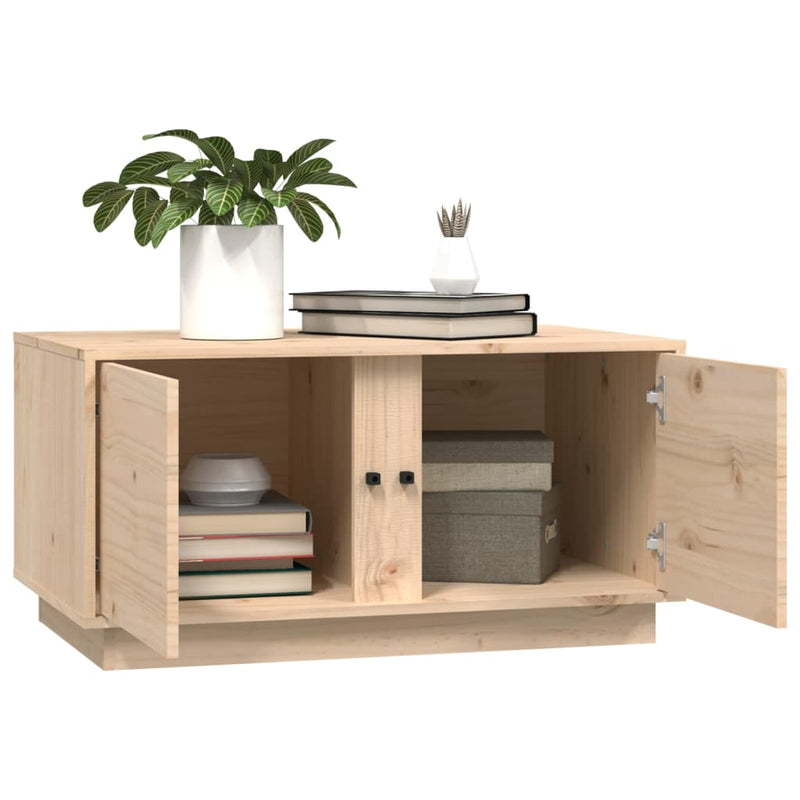 Coffee Table 80x50x40 cm Solid Wood Pine Payday Deals