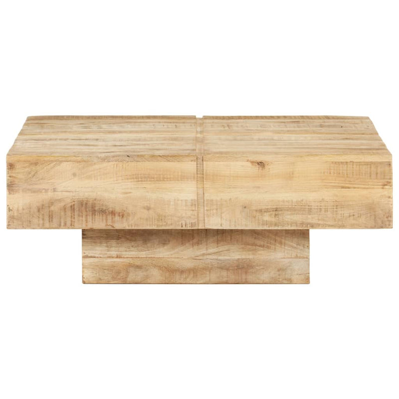 Coffee Table 80x80x28 cm Solid Mango Wood Payday Deals