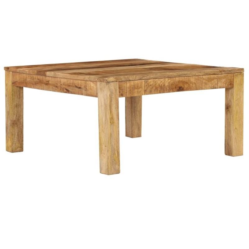Coffee Table 80x80x40 cm Solid Mango Wood Payday Deals
