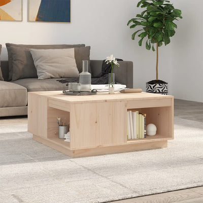 Coffee Table 80x81x36.5 cm Solid Wood Pine Payday Deals