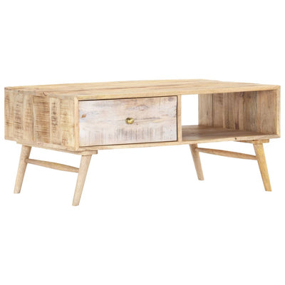 Coffee Table 88x60x40 cm Solid Mango Wood Payday Deals
