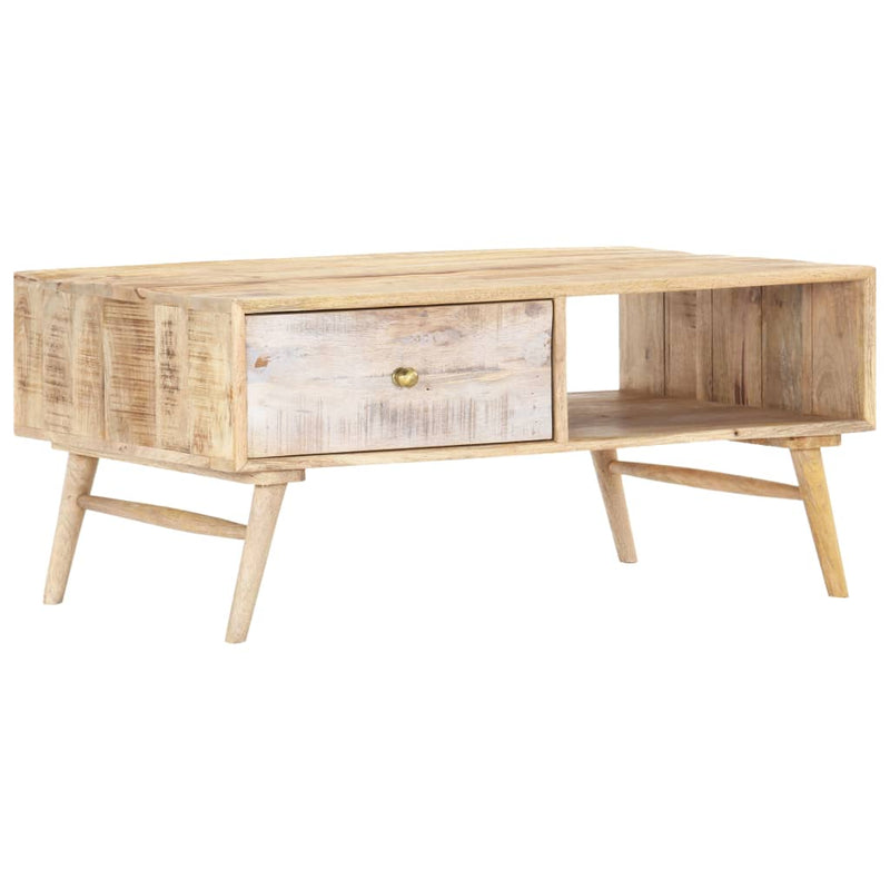 Coffee Table 88x60x40 cm Solid Mango Wood Payday Deals